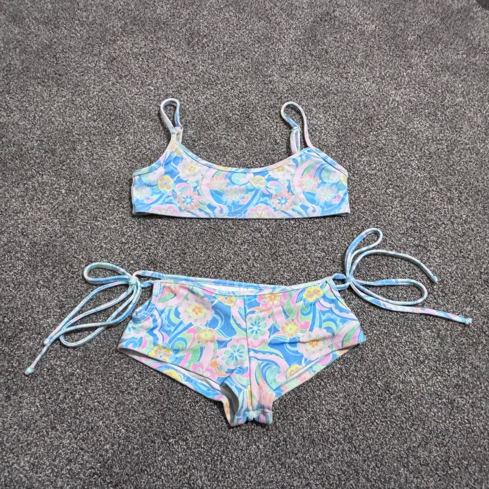 NWOT💐FRANKIE’S BIKINIS💐RARE TERRYCLOTH BIKINI SET L/S